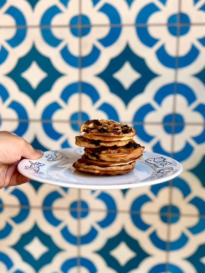 Louie's Chewies blueberry banana woofles dog waffle treats, baked small batch Seattle WA