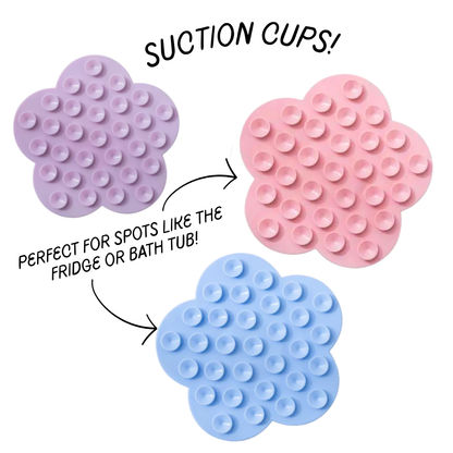 Flower lick mat for dogs and cats, enrichment slow feeder, Louie's Chewies